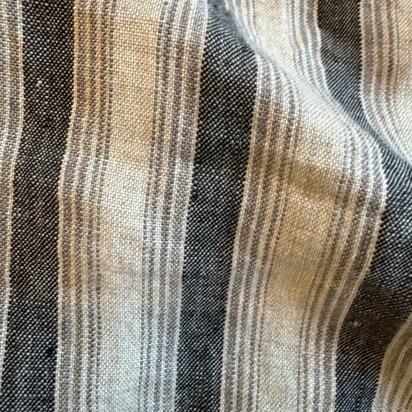 Striped Cotton Linen Custom one size fits most maxi skirt GORGEOUS - Picture 6 of 13